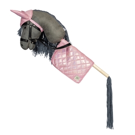 Sadelunderlag og hut til kæpheste - Pink - By Astrup